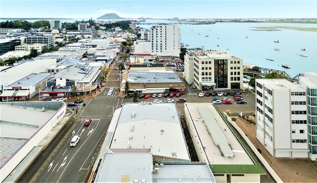 Retail rents remain relatively flat in Tauranga's central business district. Photo / Supplied