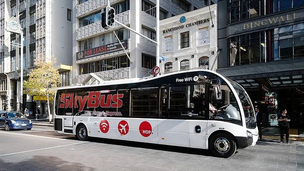 SkyBus runs from Auckland's CBD and Albany to Auckland International Airport. Photo / Supplied