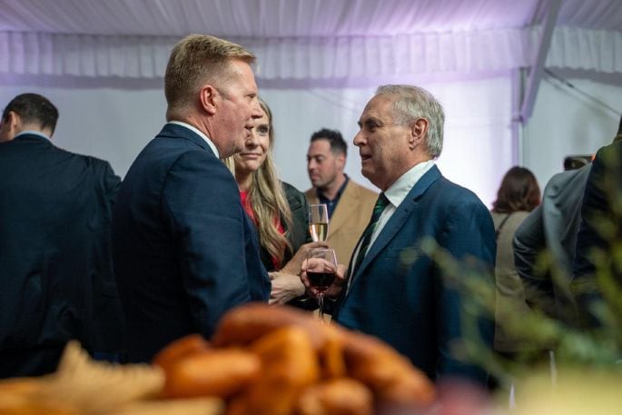 Trade Minister Todd McClay hosted Australian Trade Minister Don Farrell for trilateral trade talks with Fijian Deputy Prime Minister and Trade Minister Manoa Kamikamica in Rotorua over the weekend. Photo: Supplied