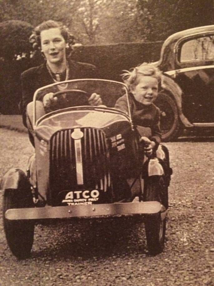 Publicity shots show the ATCO Junior Safety-First Training Car in action. 