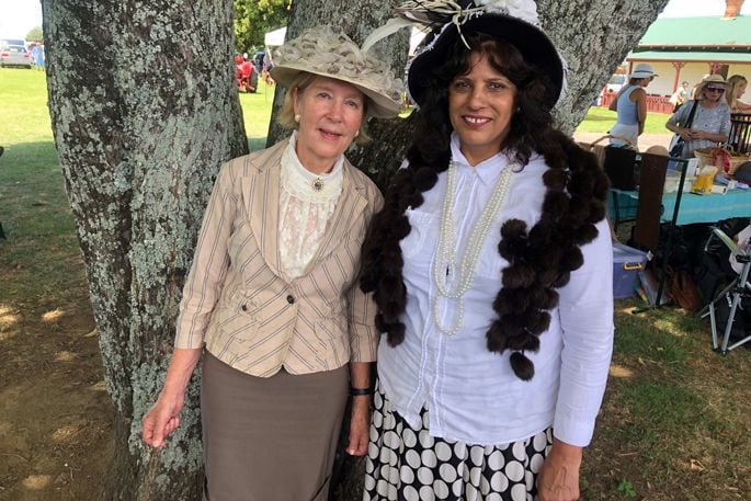 People came from as far as England to see the show including Vivienne Maidens and Surpal Grewal who made it a priority to attend the 100th show, and came dressed in full vintage garb. Photo: Rebecca Mauger