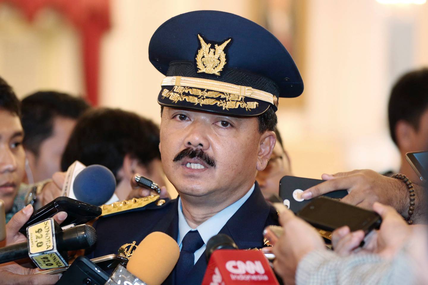 Indonesia's military chief Hadi Tjahjanto said the disappeared submarine was participating in a training exercise. Photo / AP