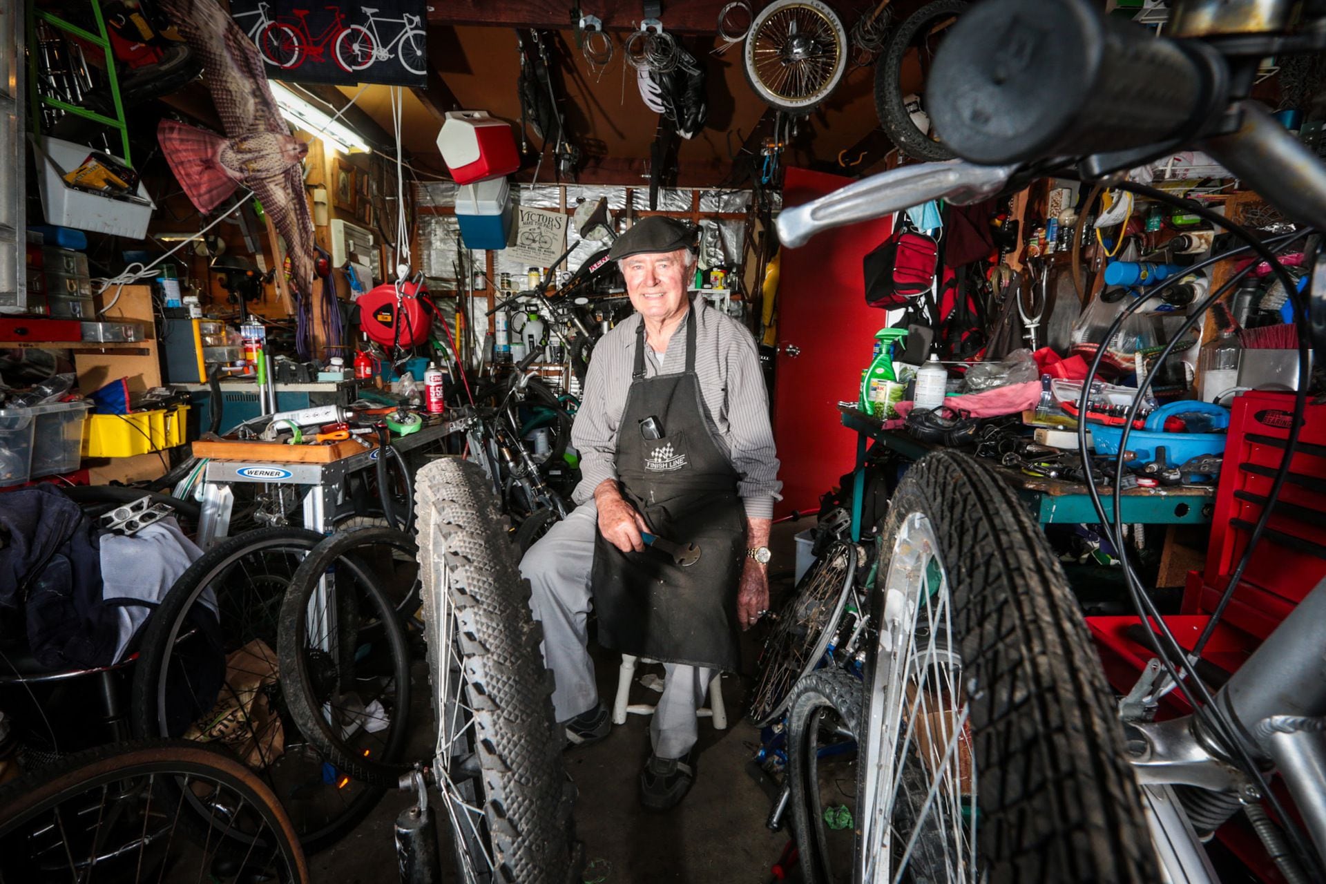 Taradale retiree repairing bikes to raise money for charity NZ