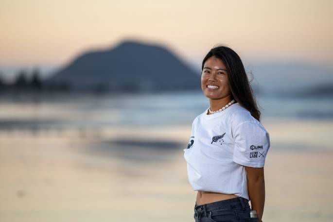 Bay Boardrider Hinako Kurokawa. Photo: Jamie Troughton/Dscribe Media.