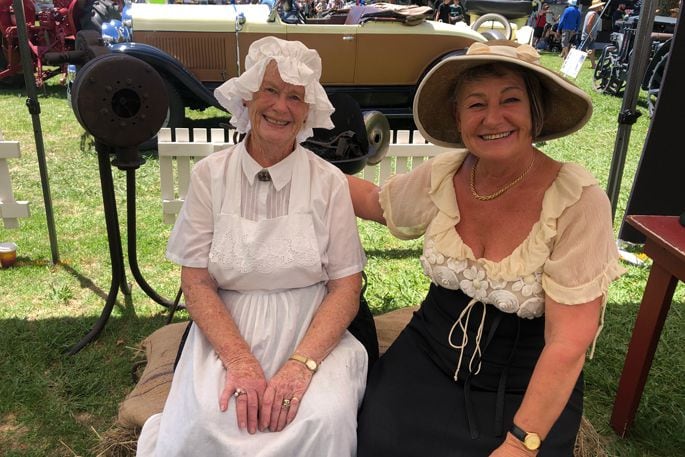 Sue Sisley and Paula Gaelic from Western Bay Museum. Photo: Rebecca Mauger