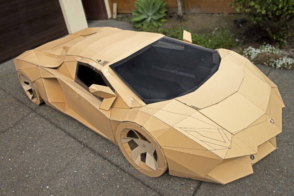 New Zealand r raises more than RM30,000 for children's hospital from  auction of cardboard Lamborghini (VIDEO)