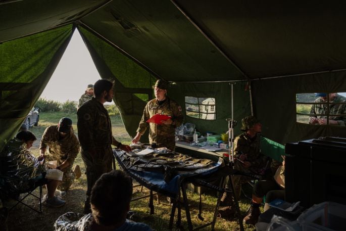 Fourteen Royal New Zealand Air Force medics put their skills to the test at Kaipara weapons range. Photo / RNZAF / Jalesa Nomani