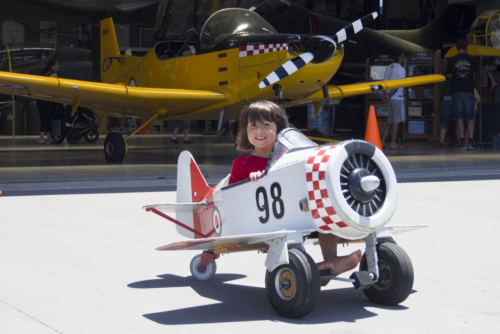 The Classic Flyers museum caters for all ages; a variety of planes are on display. Photo / Supplied