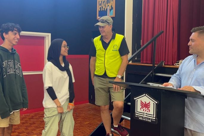 Youth Driving Awareness Programme, Tauranga Rotary volunteers. Photo supplied.