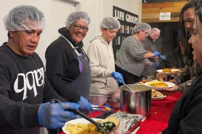 Harvest Church Te Puke community dinners. 