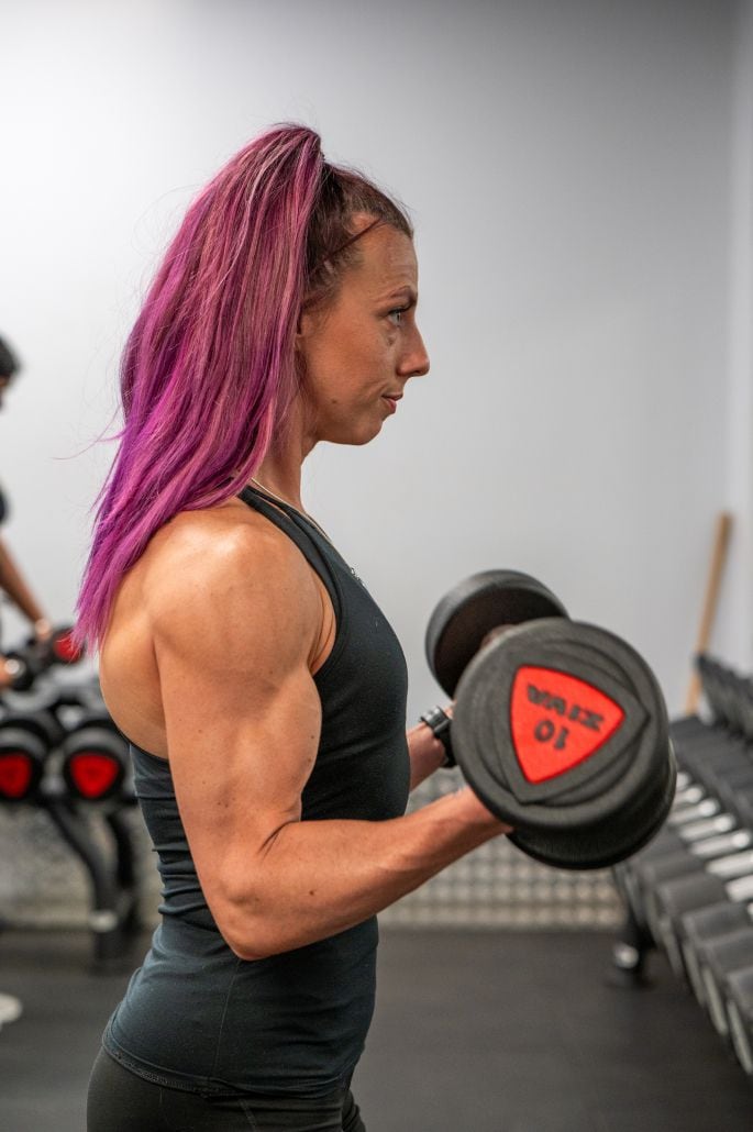 World champion bodybuilder Abbey Yule from Pāpāmoa. Photo / David Hall