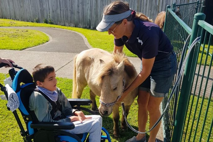 Pets Aid Therapy visits special needs groups. Photo supplied