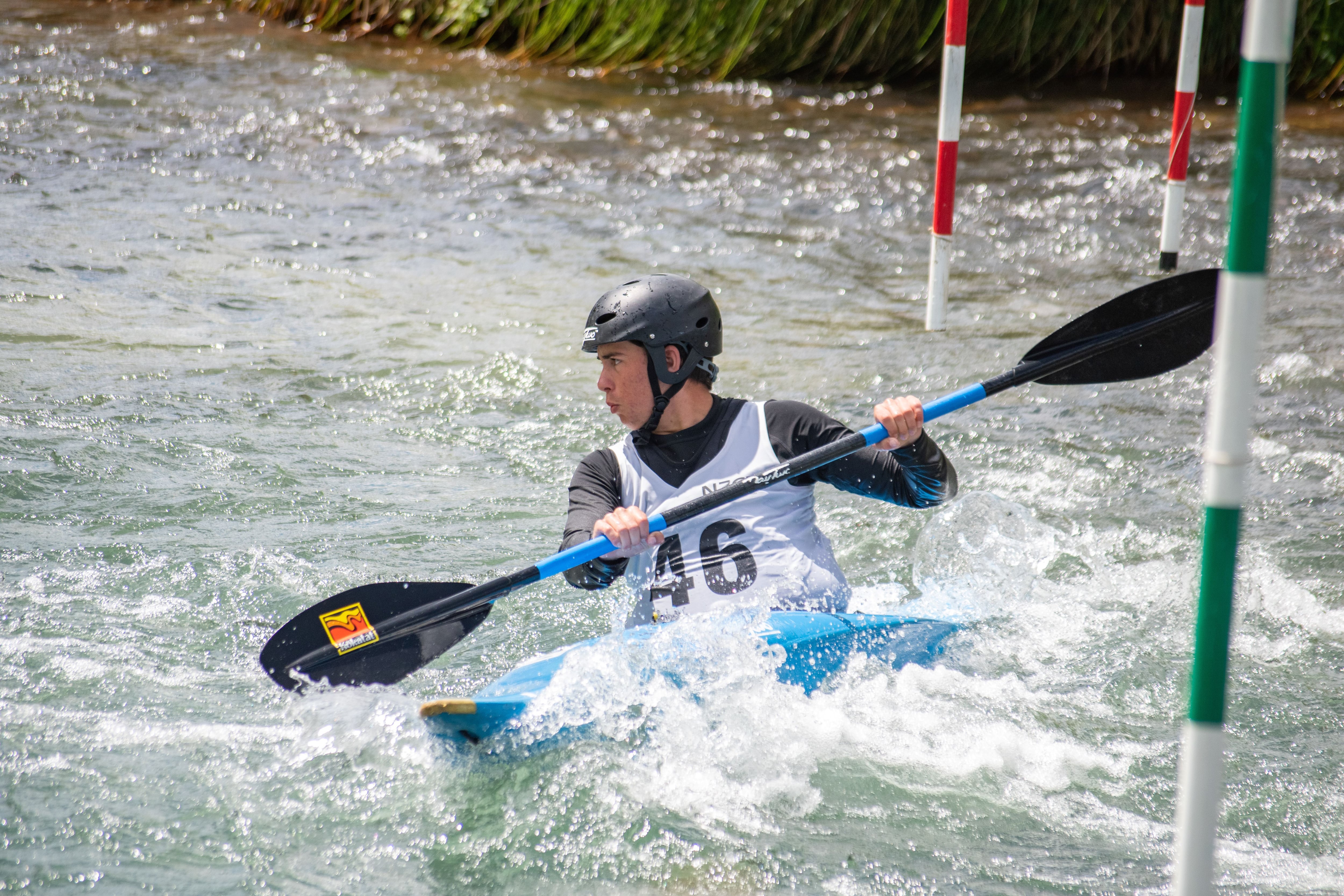 The canoe slalom at Waimarino.  