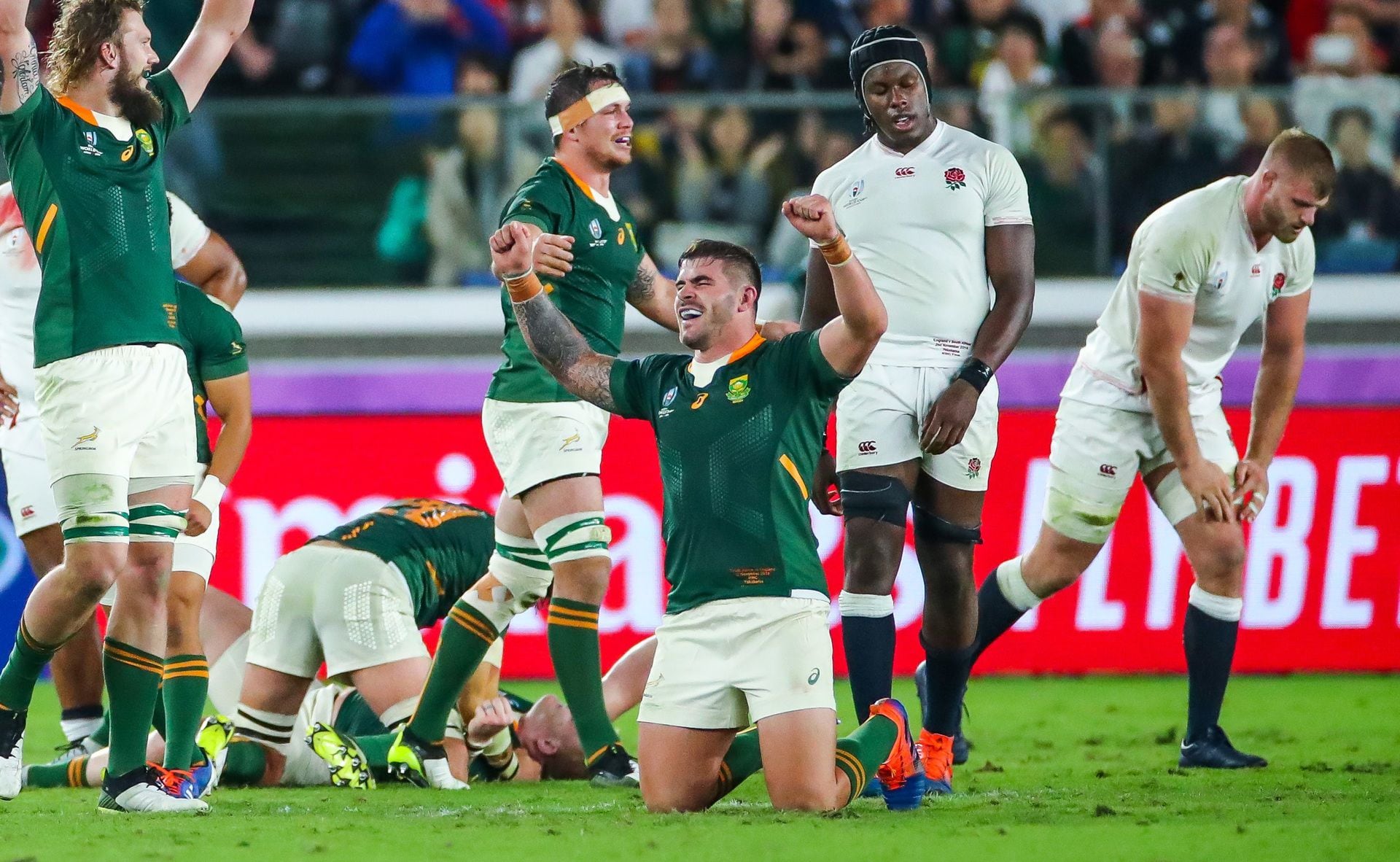 Rugby World Cup: South Africa surge to glory as England fall short