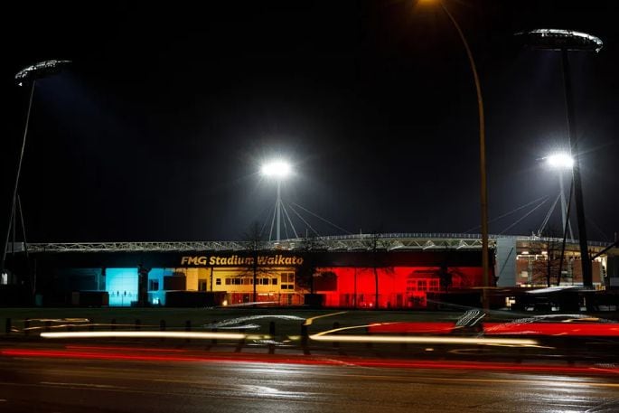 FMG Stadium Waikato will host the New Zealand v Vanuatu game. 