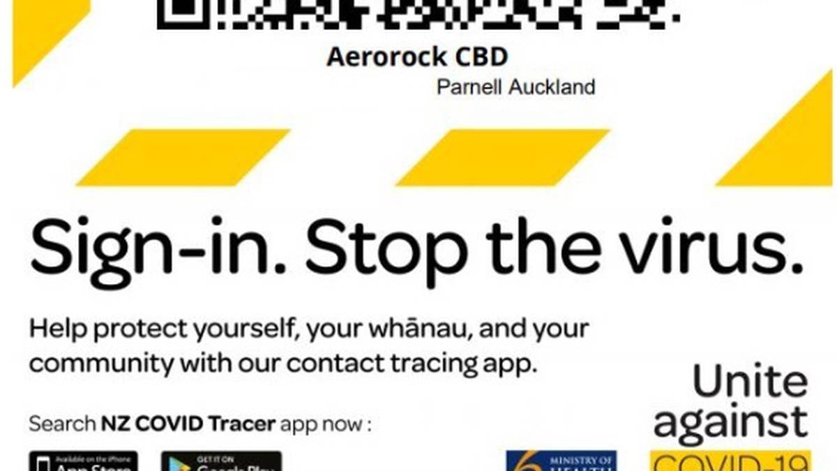 Covid 19 Coronavirus Businesses Here S How To Print A Qr Poster For The Govt S New Tracing App Nz Herald