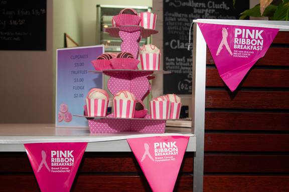 Breast Cancer Awareness Pink Ribbons Cupcake Pics 12 Pack