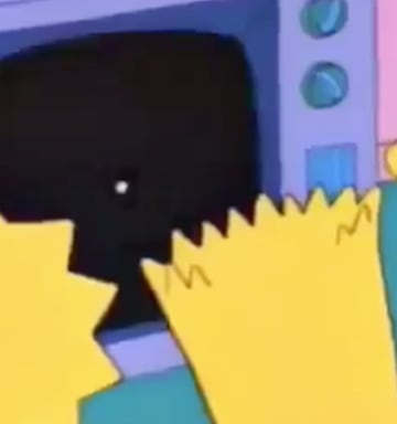 Simpson Black Porn - The Simpsons predicted the Fortnite 'black hole' situation ...