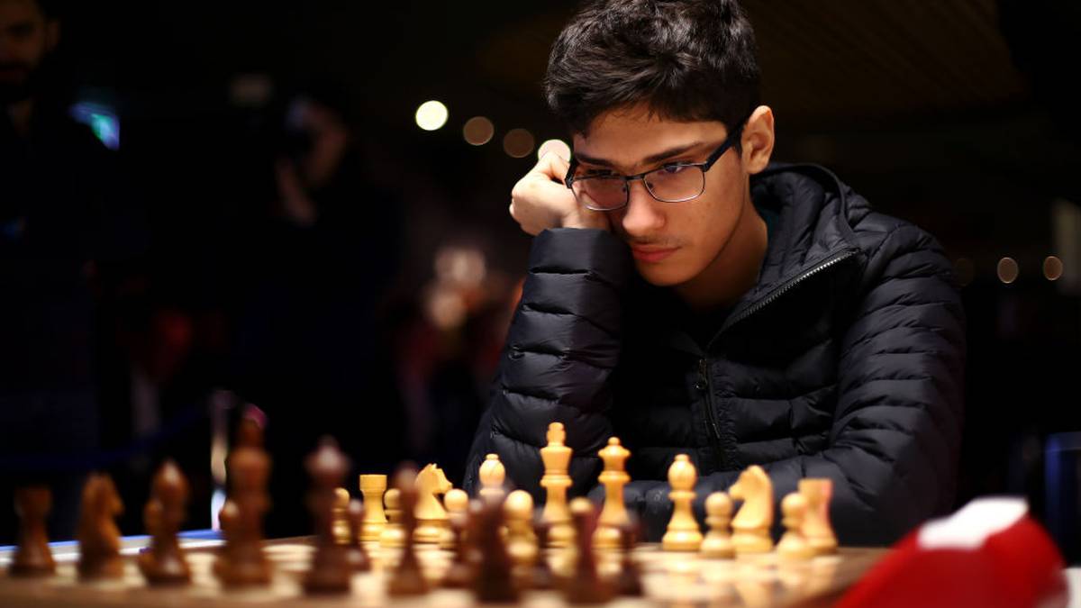 St. Petersburg, Russia - December 28, 2018: Grandmaster Alireza Firouzja,  Iran competes in King Salman World Rapid Chess Championship 2018.  Eventually Stock Photo - Alamy