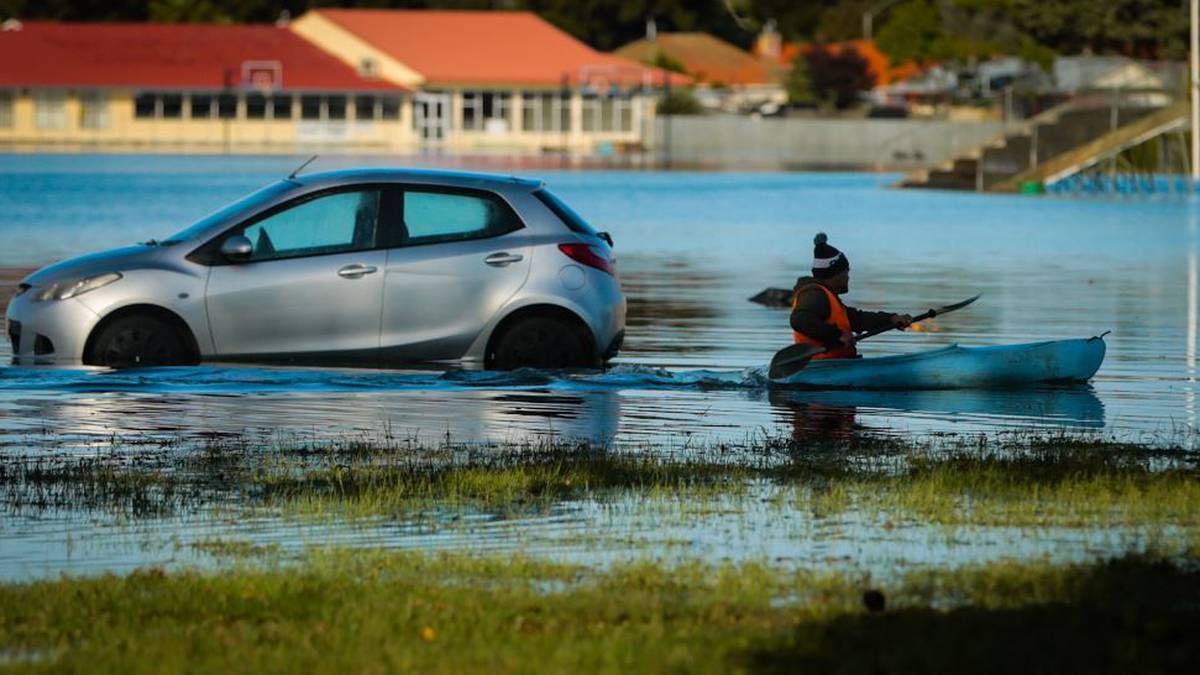 Napier flooding Deluge the second wettest day on record in 150 years