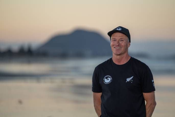 Bay Boardriders coach Owen Barnes. Photo: Jamie Troughton/Dscribe Media.