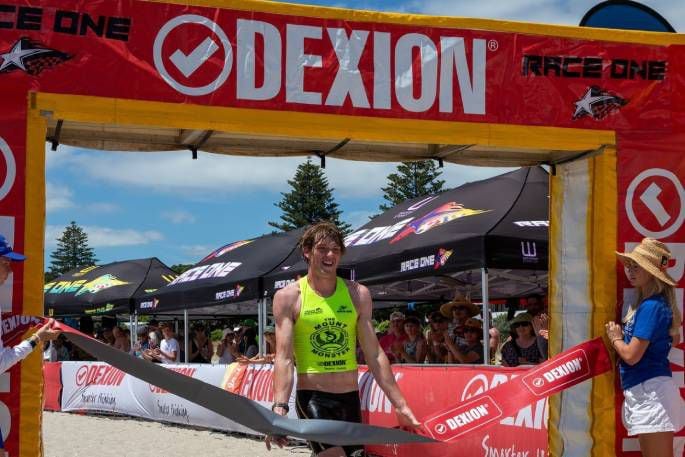 Jayden Murphy from Mount Maunganui winning the 2023 Mount Monster event.