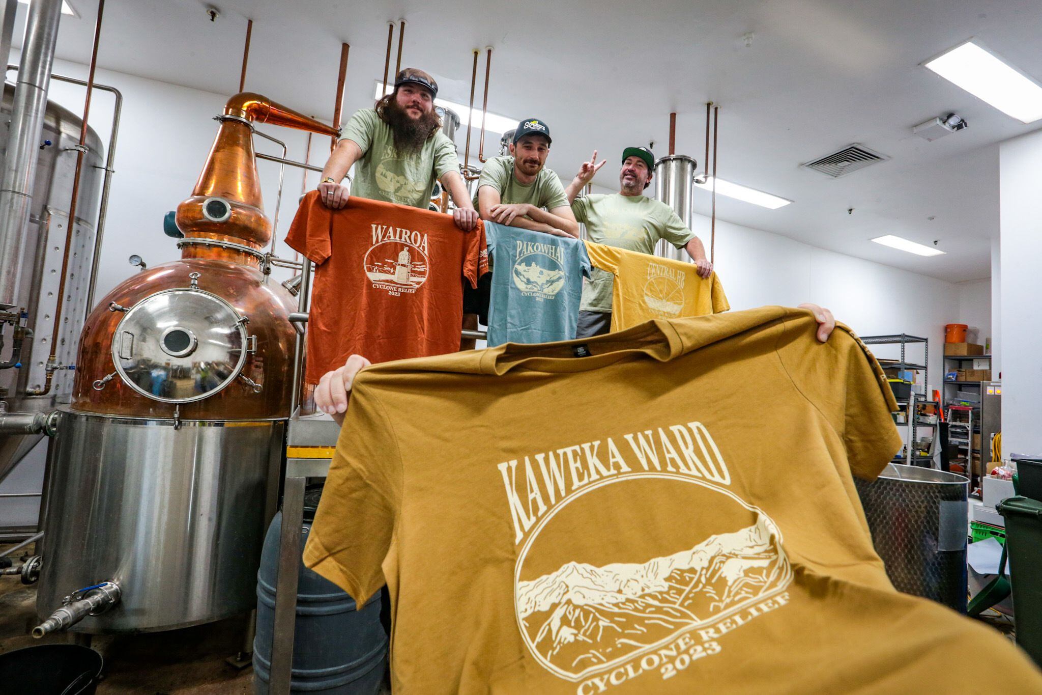 Hawke's Bay Cyclone Recovery Tee - National Distillery