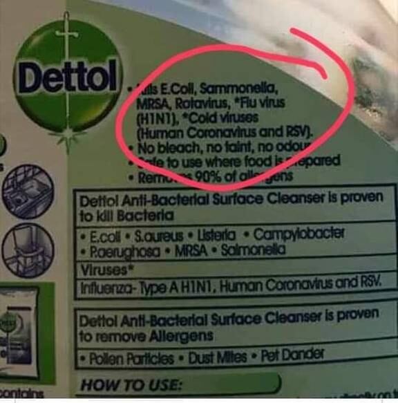 can dettol be used for dogs