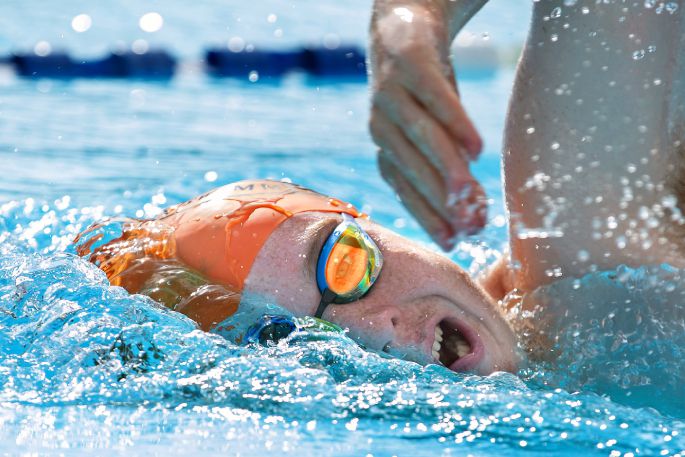 Thomas Magill is 15 years old and is showing strong potential for a future representing New Zealand in swimming. Photo: John Borren.