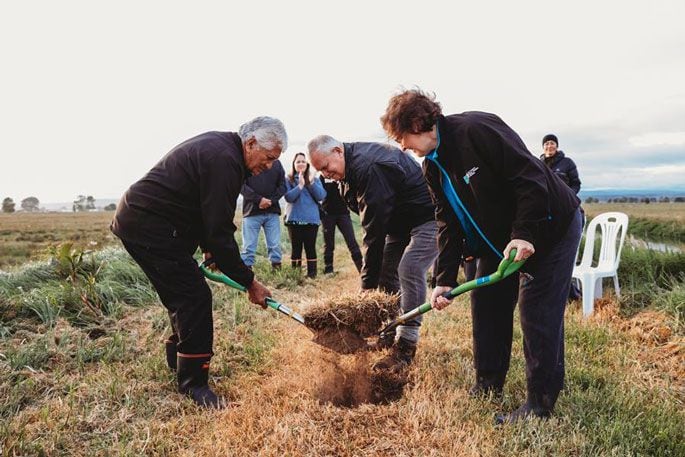 Toi Moana Bay of Plenty Regional Council and iwi collective Te Wahapū o Waihī officially broke ground on the project on November 26.