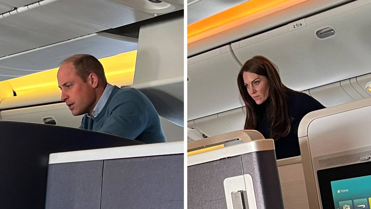 Prens William ve Kate ‘son derece mutlu’ mürettebat, Royals’ın British Airways’in Boston uçuşunda görüldüğünü söyledi