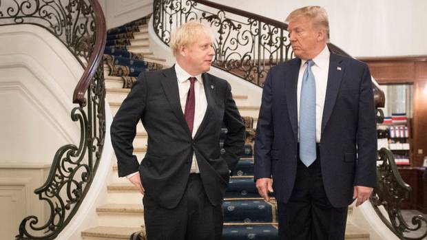 Donald Trump has developed a warm bond with Boris Johnson, who he has called a friend and 