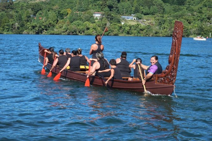 Traditional Māori waka will lead the Lake Rotoiti Classic and Wooden Boat Parade.