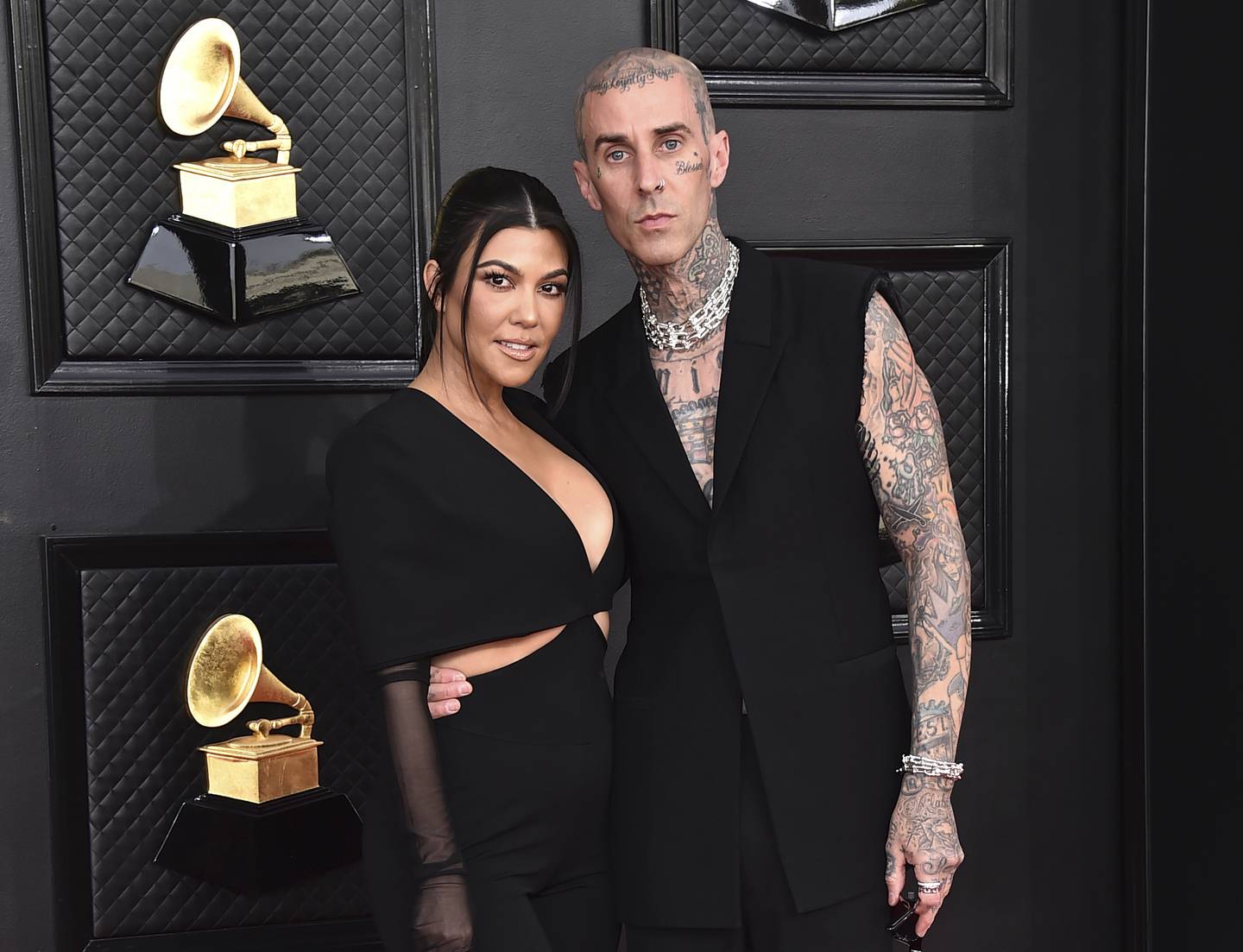 Travis Barker and Kourtney Kardashian began dating in 2020 and married in 2022. Barker's ex-wife has now opened up about how it's affected her relationship with her kids. Photo / Jordan Strauss, Invision via AP