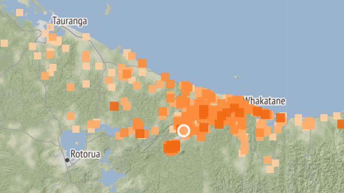 Magnitude 4.2 quake strikes near Whakatán, the latest quake in the Bay of Plenty