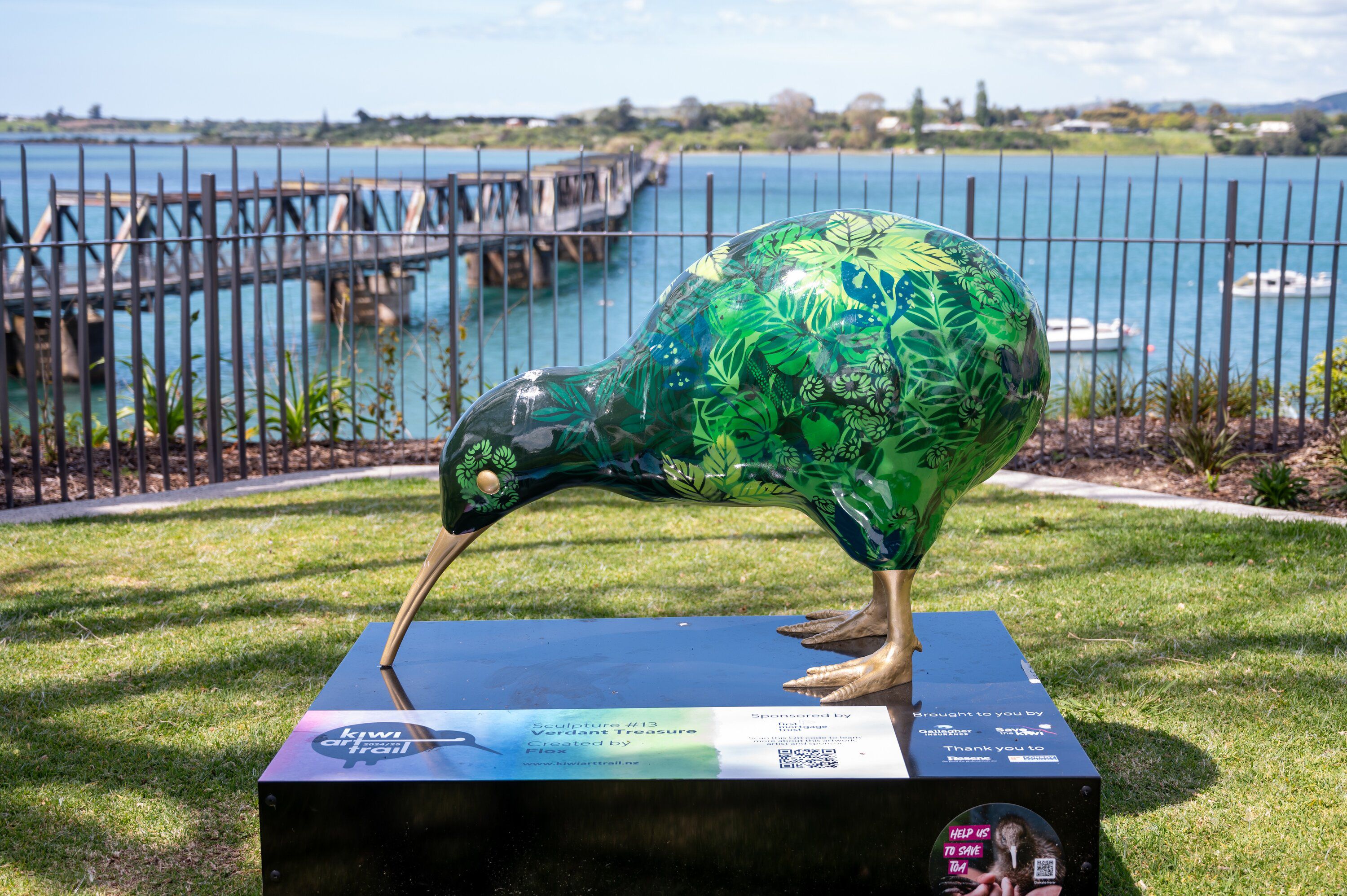 Another one of the Kiwi sculptures on The Kiwi Art Trail. Photo/ Brydie Thompson