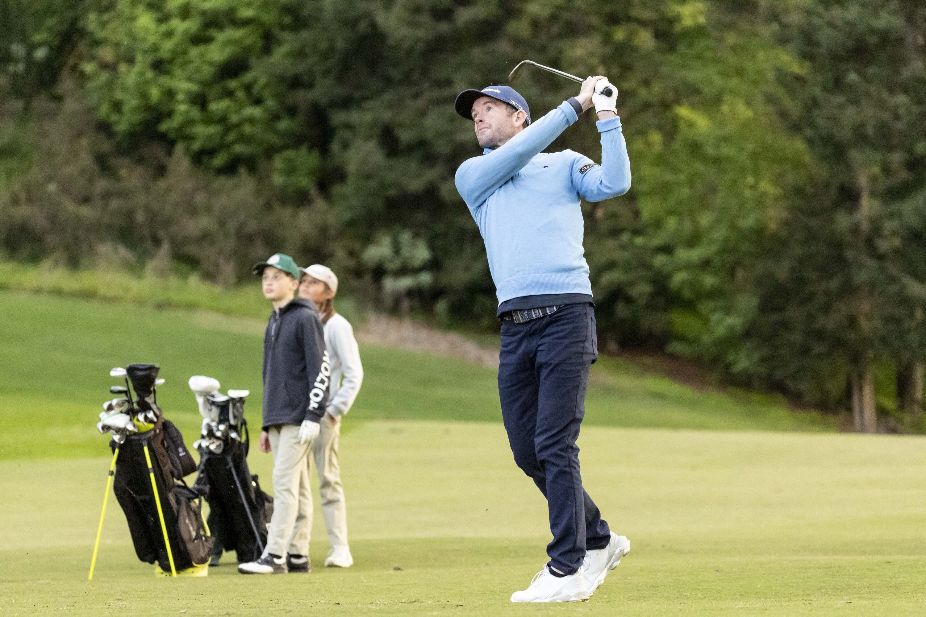 Golf professional Josh Geary, at The Clubroom Junior Pro-Am. Photo / Alex Cairns