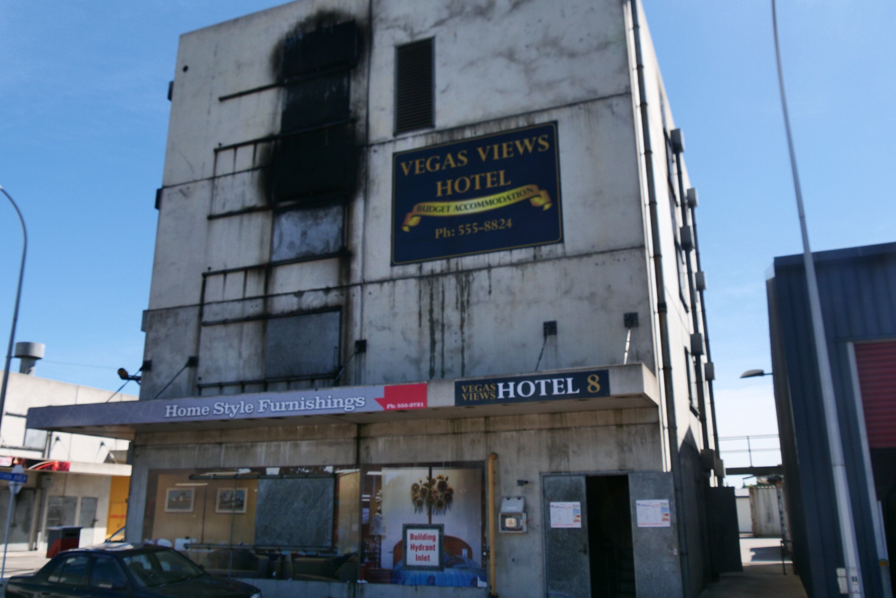 A fake hotel at the National Training centre.