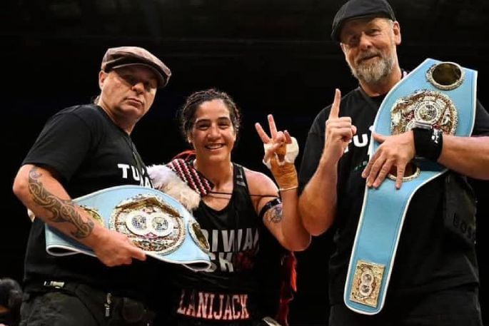 Lani Daniels will be defending her IBF Light Heavyweight title on April 5. Photo / Supplied