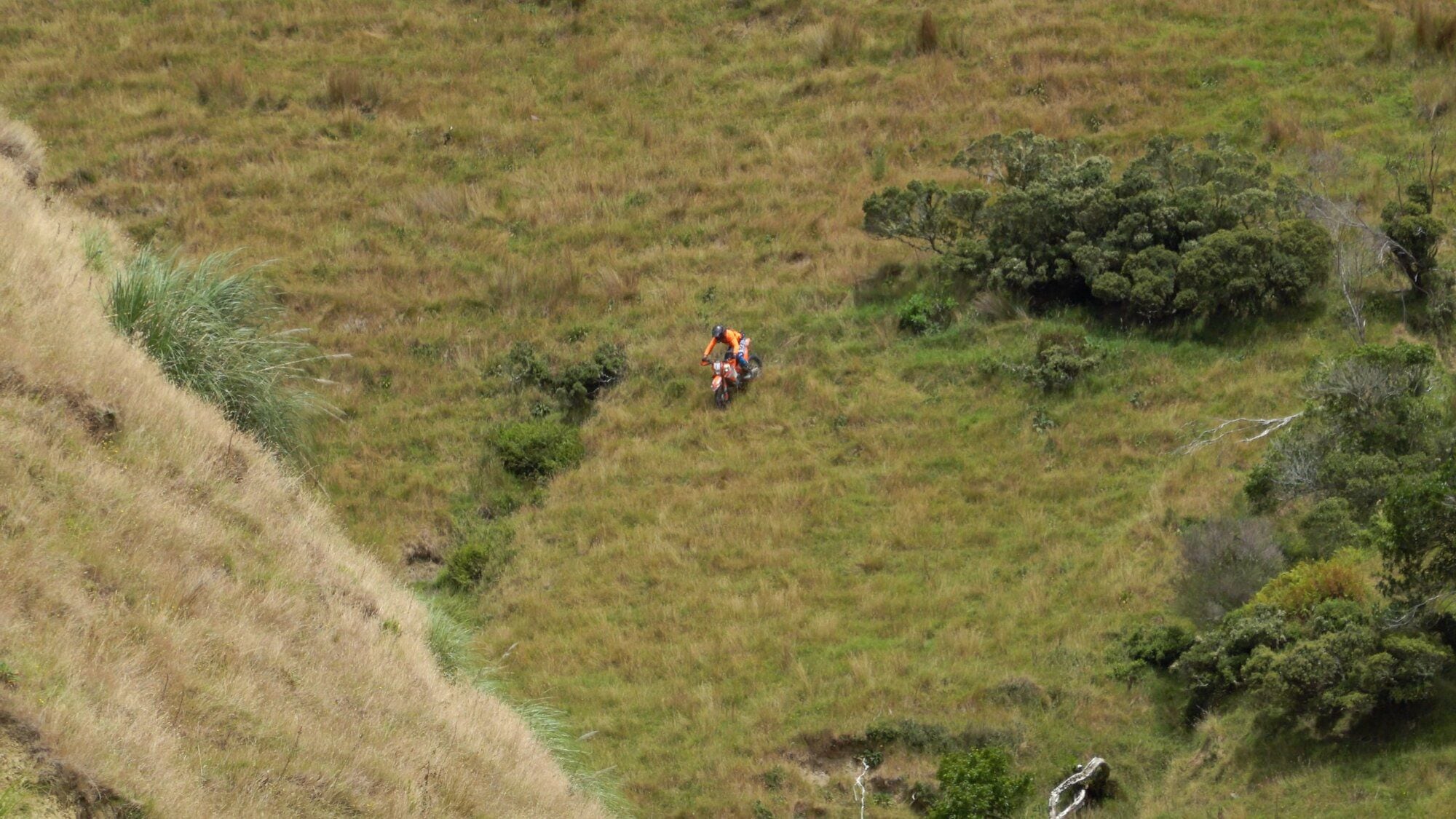 Wil Yeoman during the 2025 No Way in Hell motocross event in Ōpārau. Photo / Ash Sowman