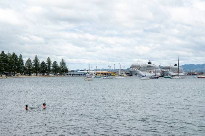 Almost 40 cruise ships have entered the Tauranga Harbour this season as of January 7. Photo / David Hall