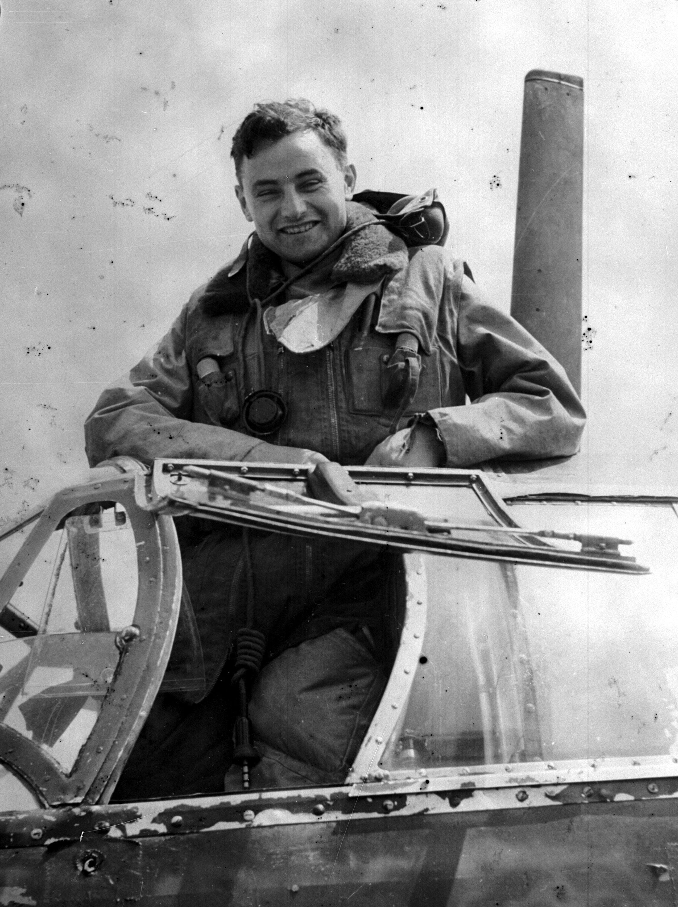 Sergeant James Allen Ward VC, standing in the cockpit of a No. 75 Squadron Wellington. Sergeant James Allen Ward VC, standing in the cockpit of a No. 75 Squadron Wellington.