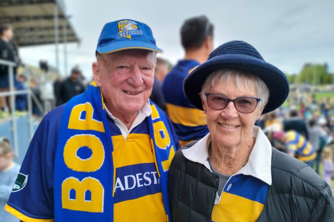 Brian and Janet Currie. Photo: Rosalie Liddle Crawford.