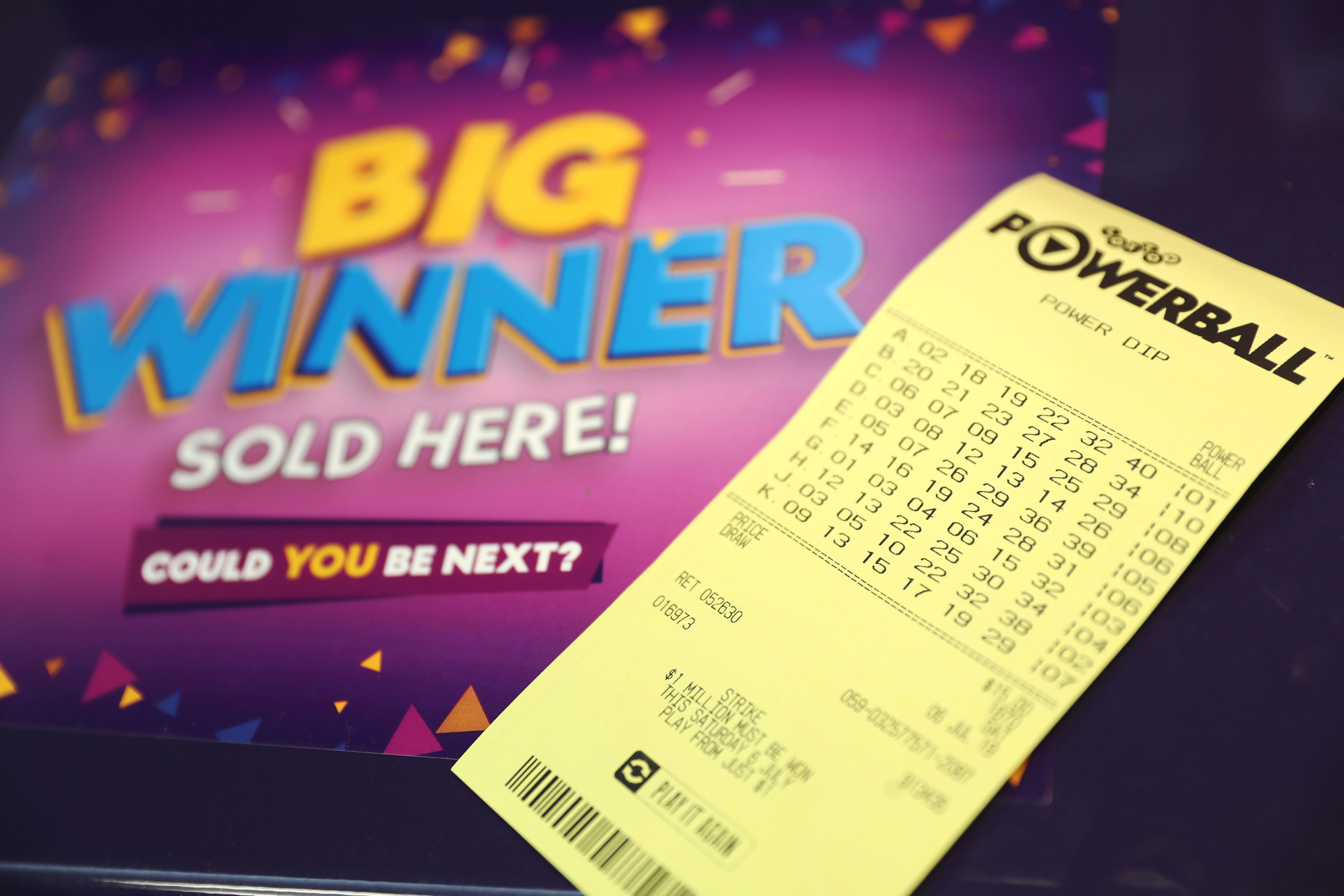 107 million on sale lotto winner