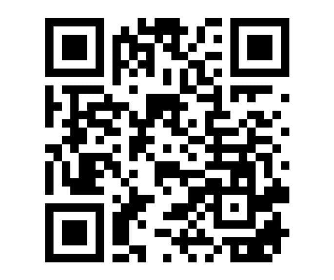 A QR code to scan to link to the fundraising page. 