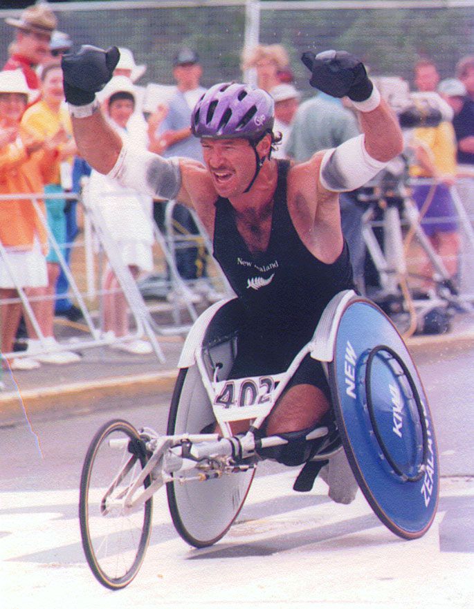 Ben Lucas represented New Zealand at the 1994 Commonwealth Games and won a bronze medal in the wheelchair marathon.