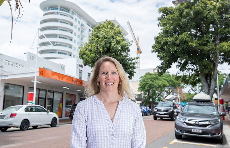 Downtown Tauranga manager Genevieve Whitson says businesses needed more time to digest the road layout changes. Photo / John Borren