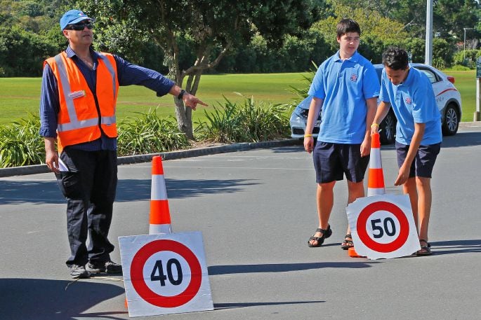 Youth Driving Awareness Programme, Speed and Stopping. Photo supplied.