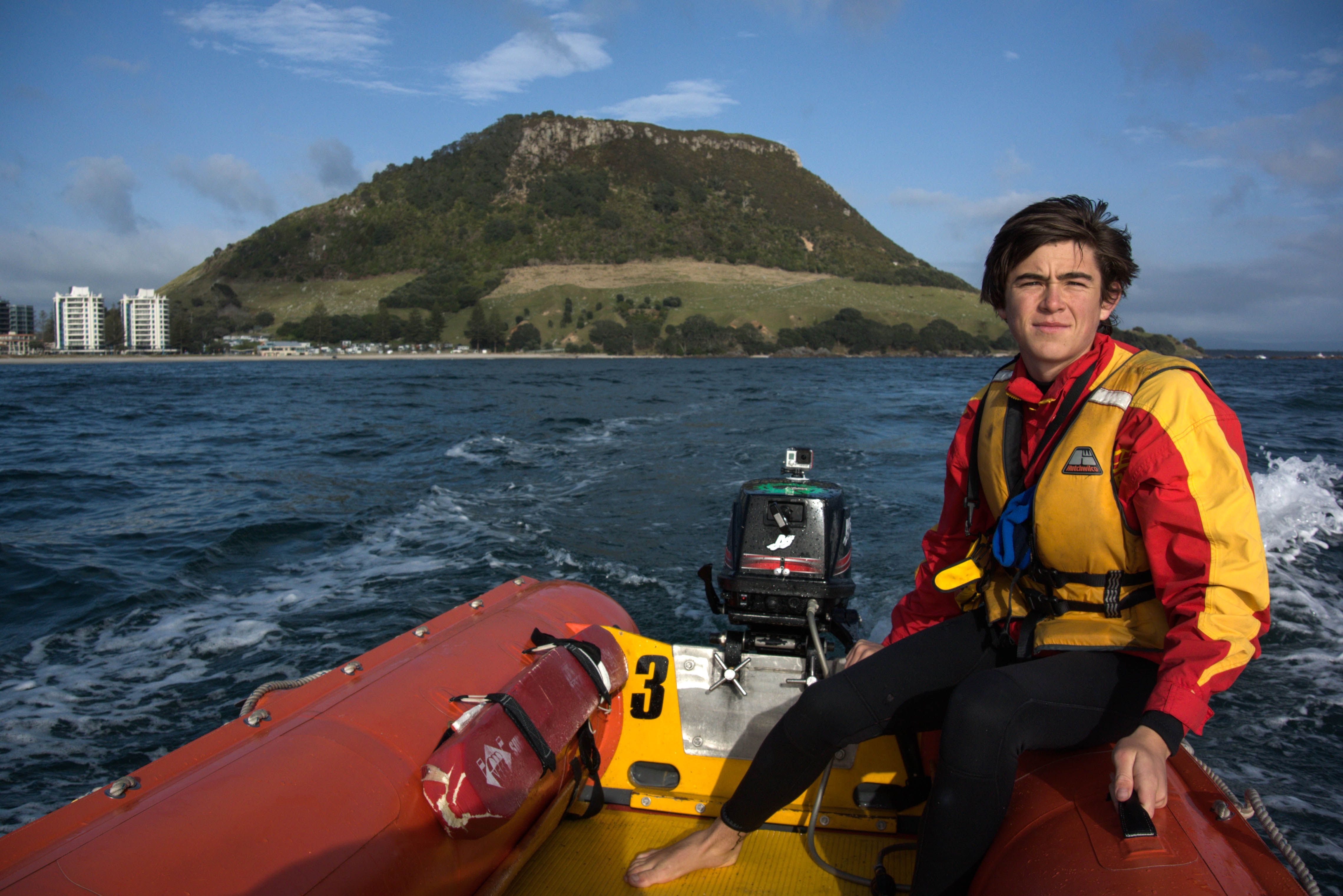 Mount Maunganui lifeguard Hamish Rieger. Photo: Jamie Troughton/Dscribe Media Services