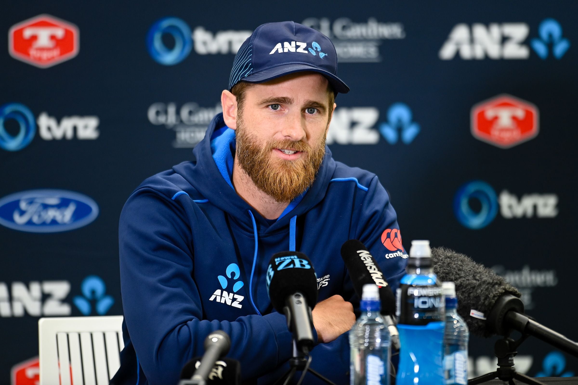 Kane Williamson of the Black Caps during the New Zealand Black Caps training at Hagley Oval, Christchurch. Photo / John Davidson